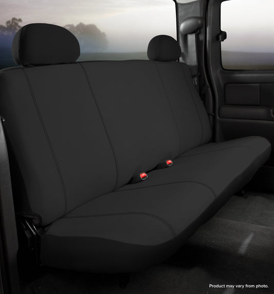 SP80 Series - Seat Protector Poly-Cotton Custom Fit Rear Seat Cover - Black by FIA