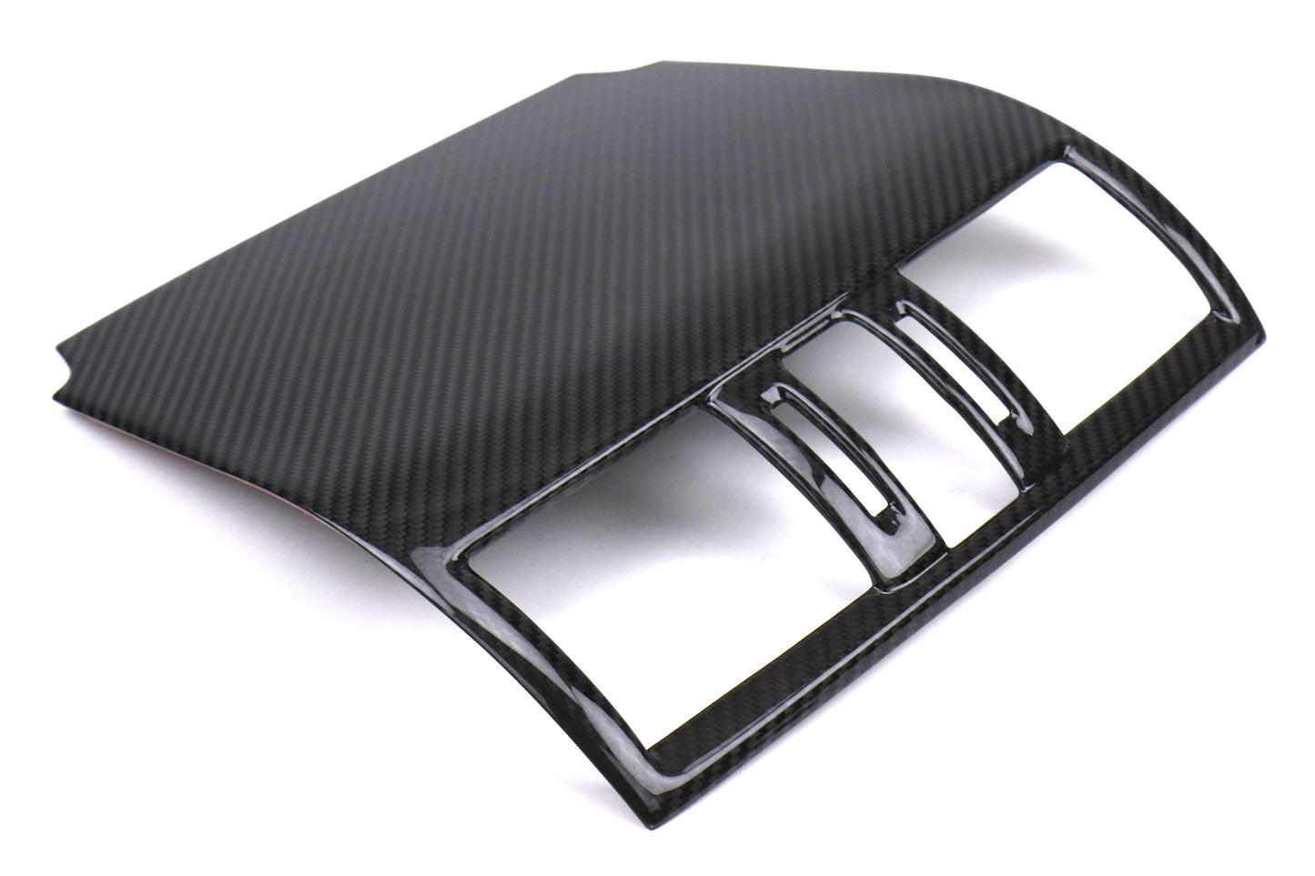 OLM LE Dry Carbon Fiber Center AC Trim Covers - 2015 Subaru WRX / STI / 2014 Forester / 2013-2014 Crosstrek by OLM