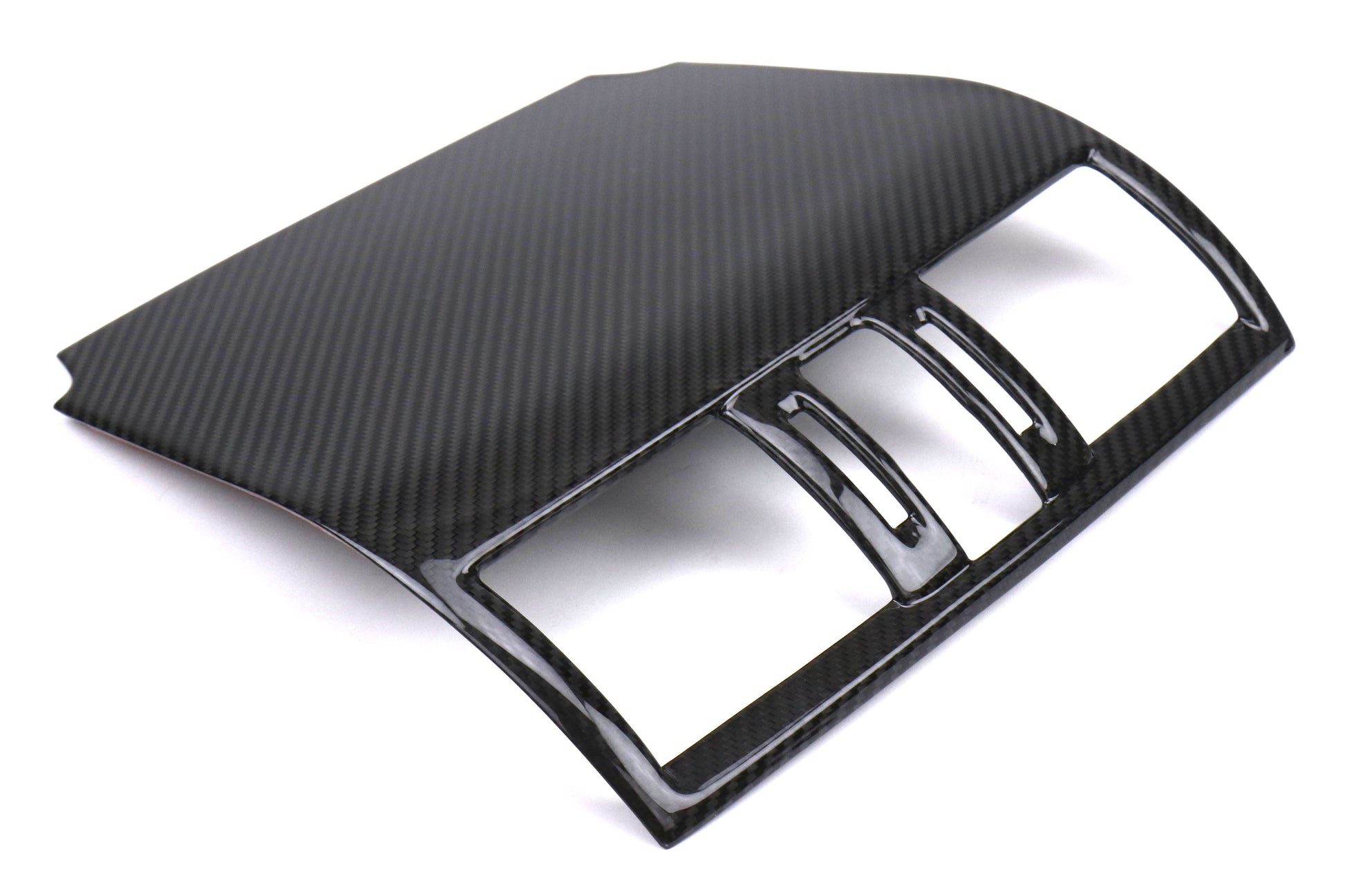 OLM LE Dry Carbon Fiber Center AC Trim Covers - 2015 Subaru WRX / STI / 2014 Forester / 2013-2014 Crosstrek by OLM