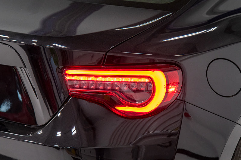 OLM OE Plus Linear Style Sequential Tail Lights (Clear) - 13-20 FR-S / BRZ / 86 by MYX Automotive