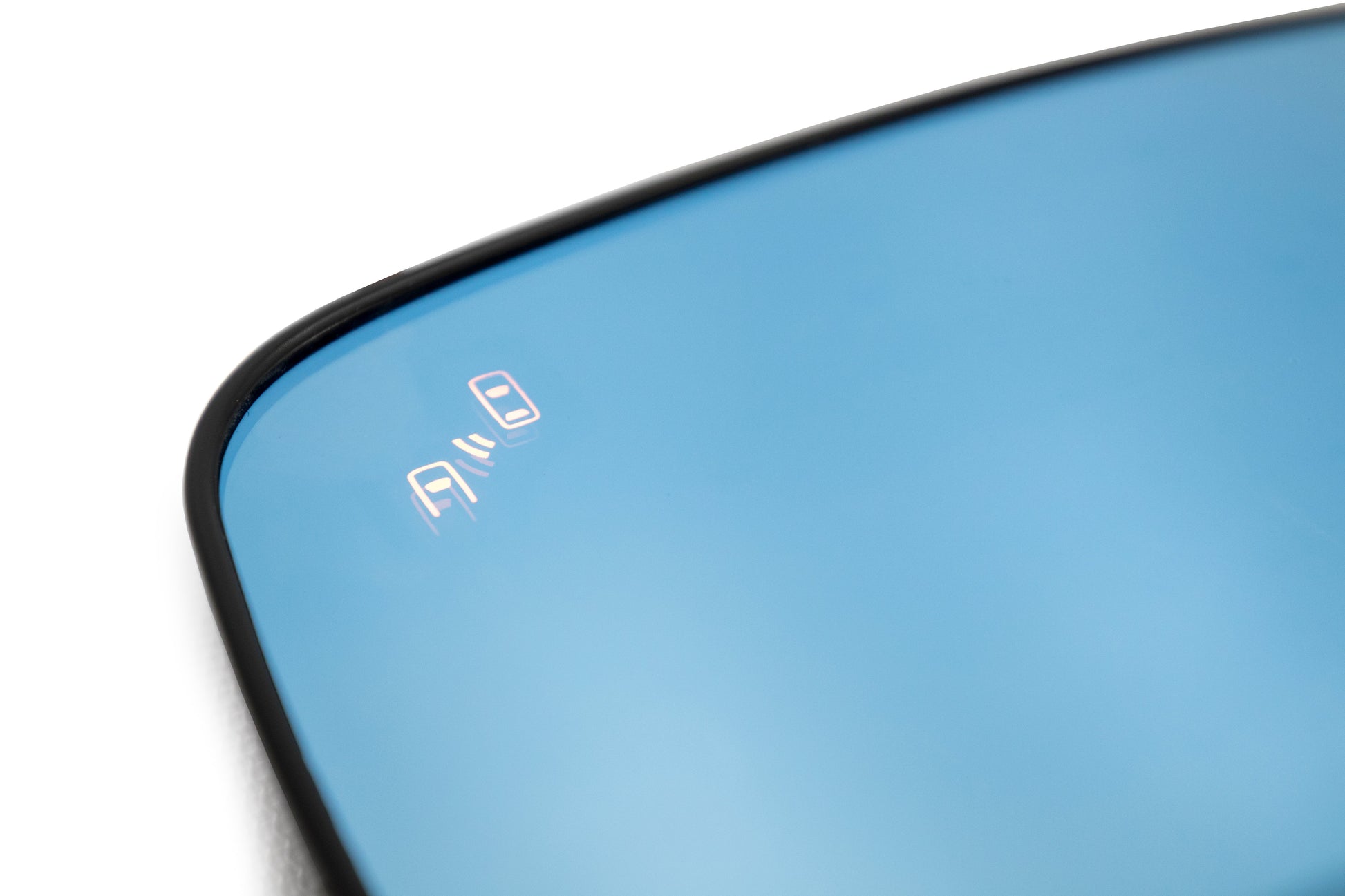 OLM Wide Angle Convex Mirrors with Turn Signals / Blind Spot Detection LED / Defrosters (Blue) - 15+ by OLM