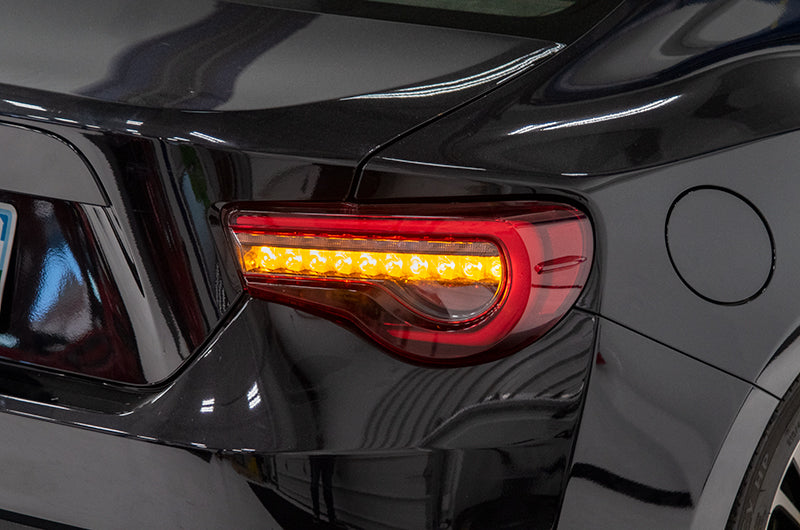 OLM OE Plus Linear Style Sequential Tail Lights (Clear) - 13-20 FR-S / BRZ / 86 by MYX Automotive