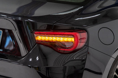 OLM OE Plus Linear Style Sequential Tail Lights (Clear) - 13-20 FR-S / BRZ / 86 by MYX Automotive