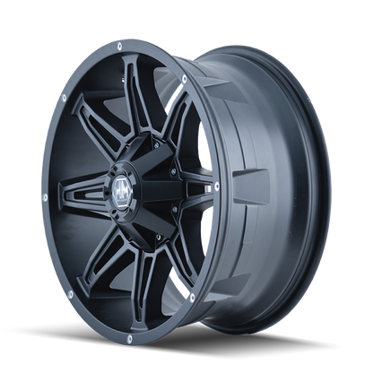 MAYHEM RAMPAGE 8090 MATTE BLACK 20X9 6-135/6-139.7 11MM 106MM by Mayhem