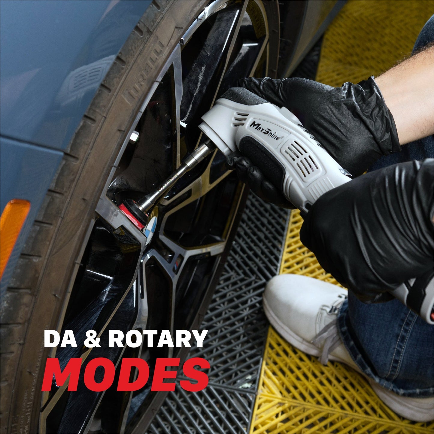Cordless Dual Action Polisher | M0312 V2 - Cordless Hybrid Rotary & DA by MaxshineUSA