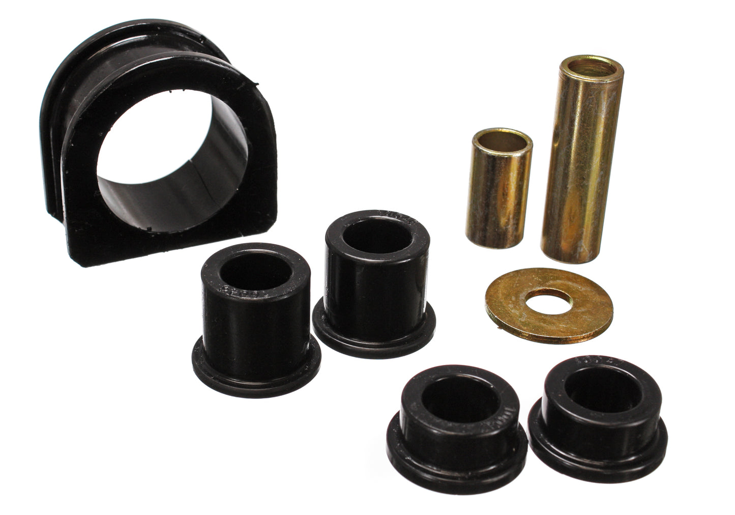 Rack And Pinion Bushing Set; Black; Front; Performance Polyurethane; by Energy Suspension
