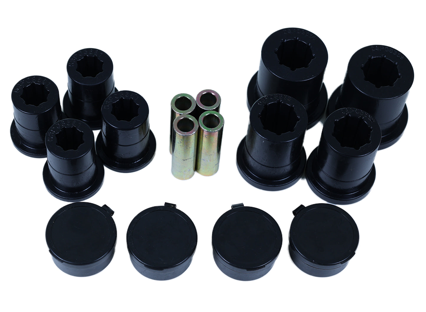 Control Arm Bushing Set; Front; Black; by Energy Suspension