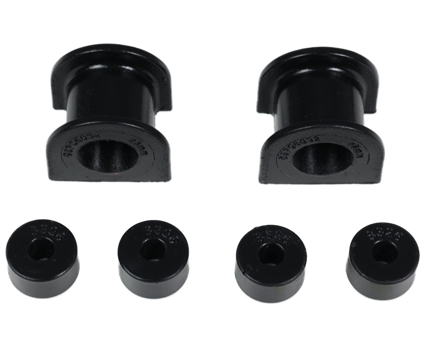 Sway Bar Bushing Set; Black; Front; Bar Dia. 26mm; Performance Polyurethane; by Energy Suspension