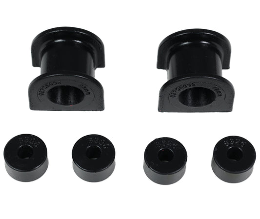 Sway Bar Bushing Set; Black; Front; Bar Dia. 26mm; Performance Polyurethane; by Energy Suspension