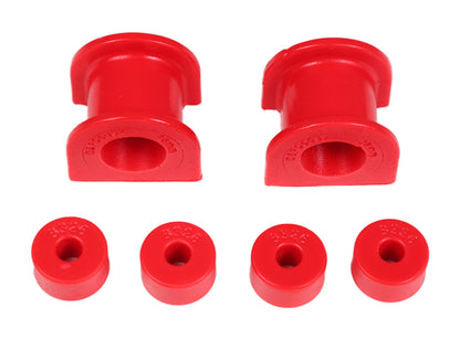Sway Bar Bushing Set; Red; Front; Bar Dia. 26mm; Performance Polyurethane; by Energy Suspension