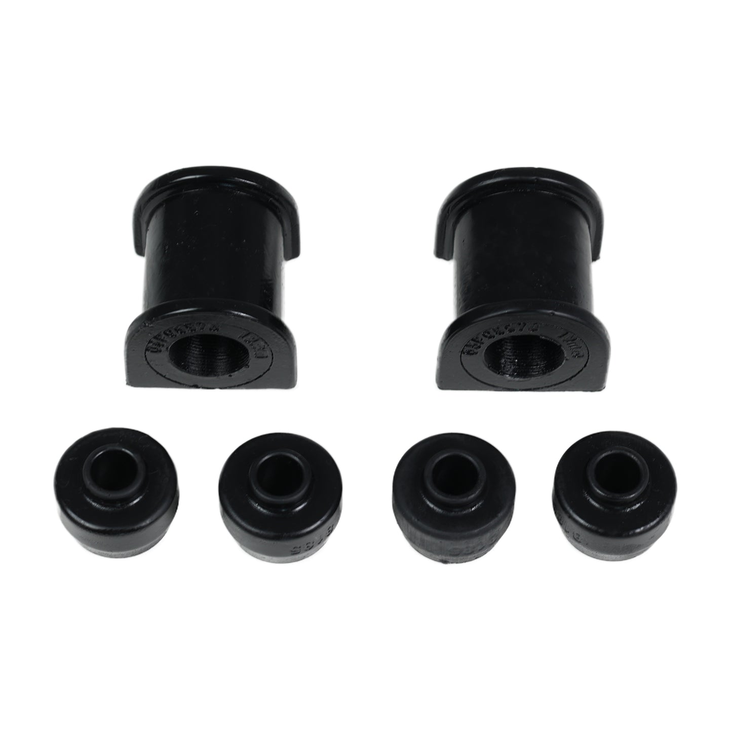 Sway Bar Bushing Set; Black; Rear; Bar Dia. 19mm; Performance Polyurethane; by Energy Suspension