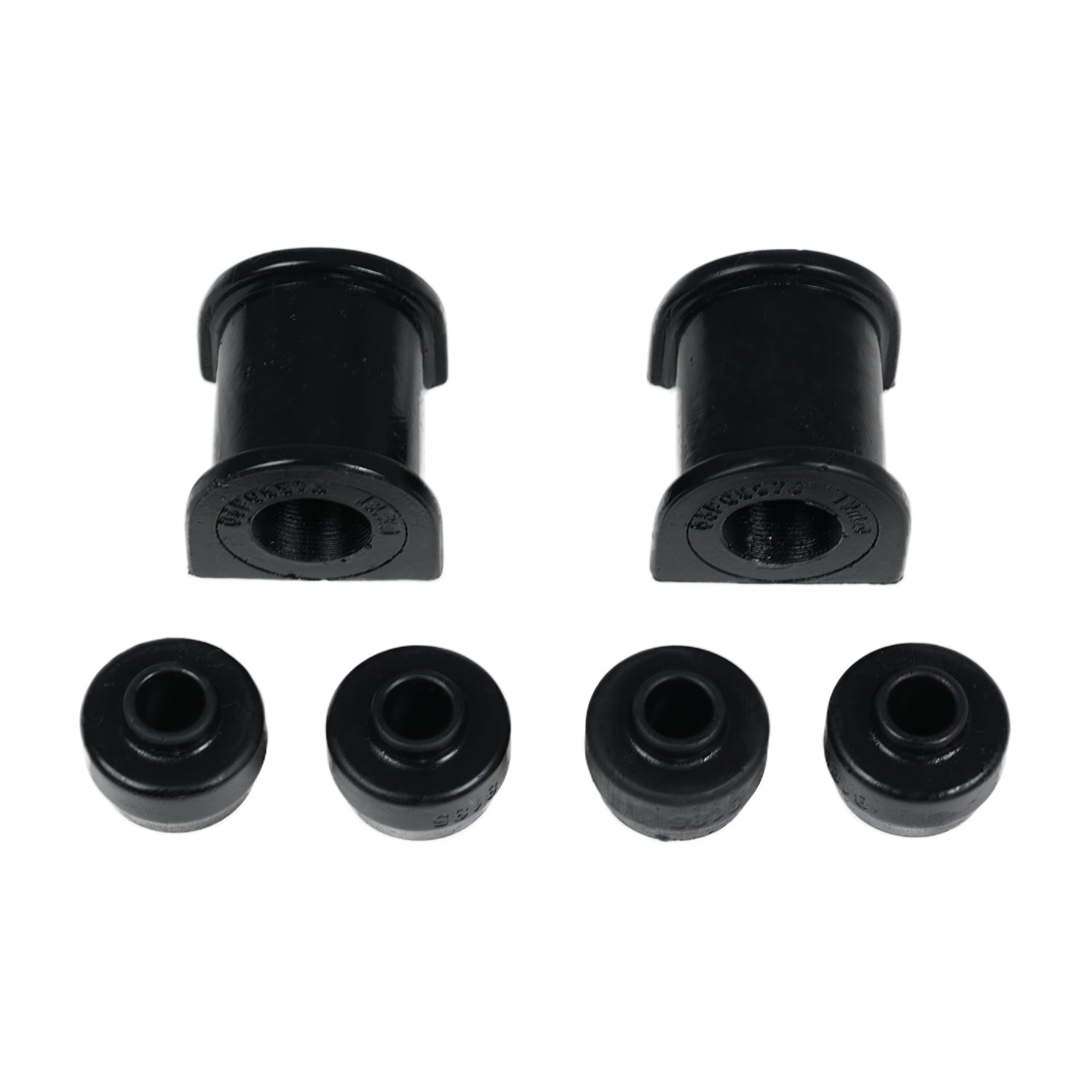 Sway Bar Bushing Set; Black; Rear; Bar Dia. 19mm; Performance Polyurethane; by Energy Suspension