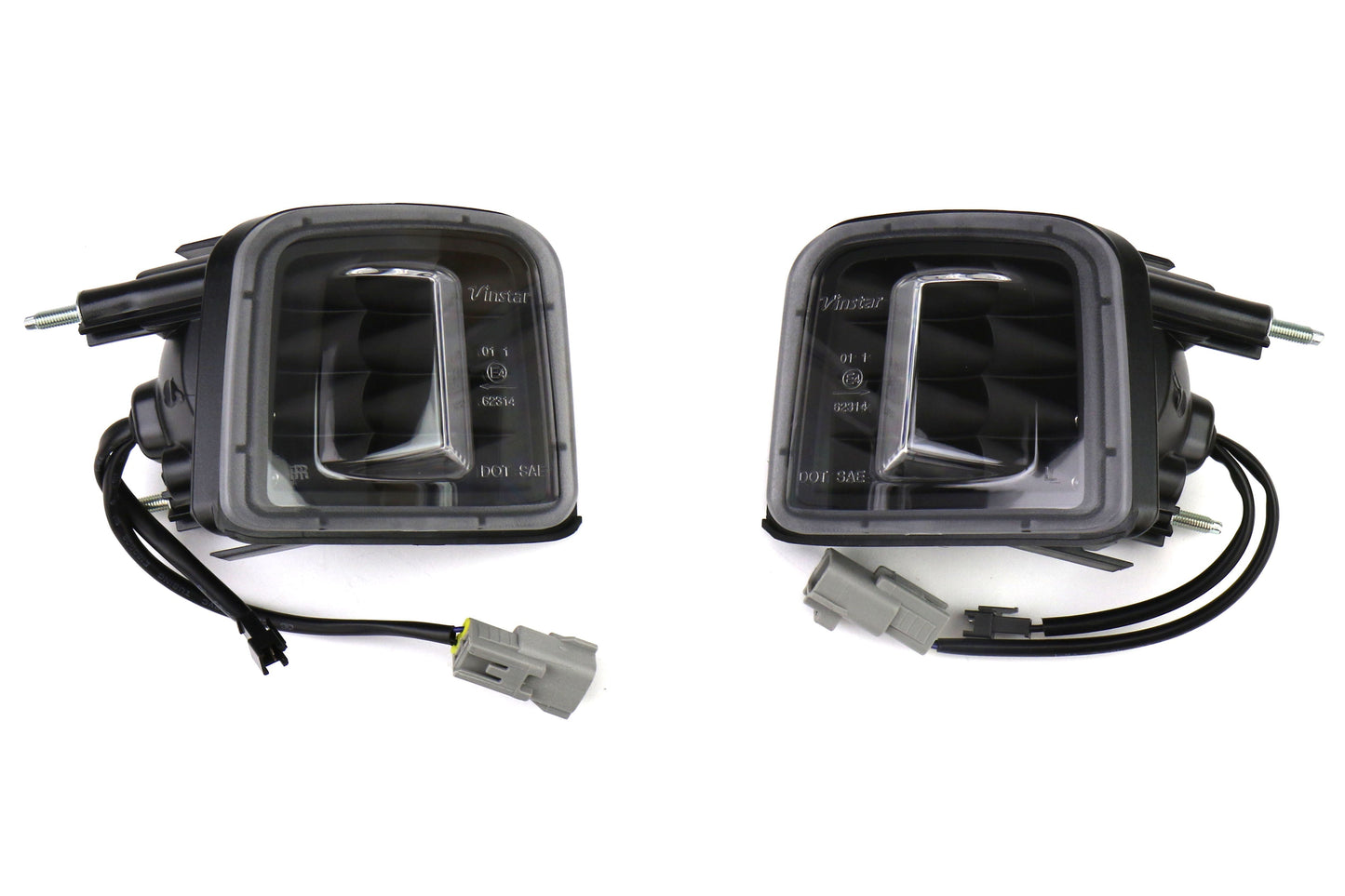 OLM Turn Signal Housing (Clear Lens / Matte Base) - 2015+ WRX / 2015-2017 STI by OLM
