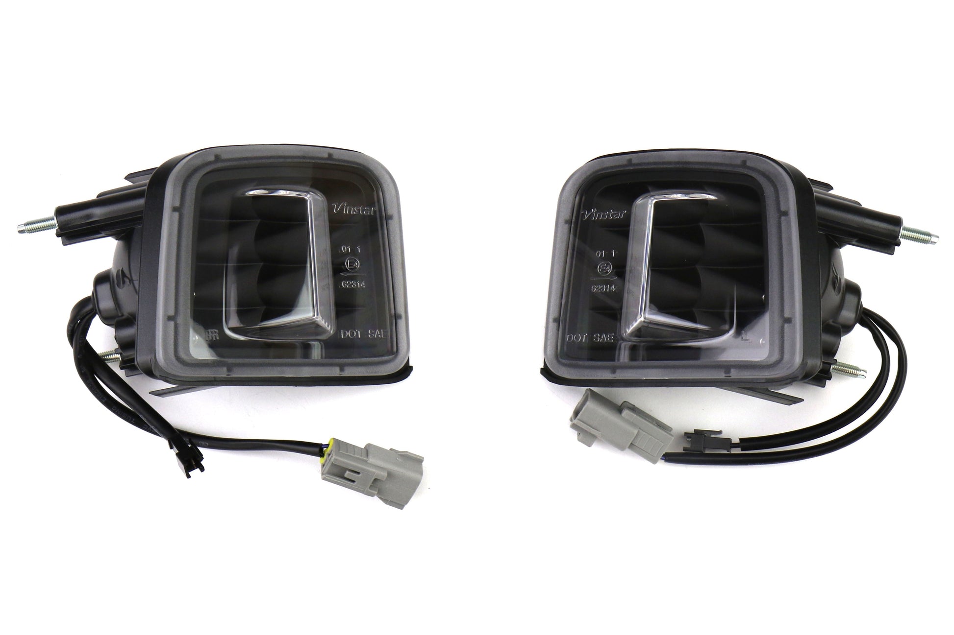 OLM Turn Signal Housing (Clear Lens / Matte Base) - 2015+ WRX / 2015-2017 STI by OLM