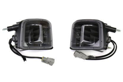 OLM Turn Signal Housing (Clear Lens / Matte Base) - 2015+ WRX / 2015-2017 STI by OLM