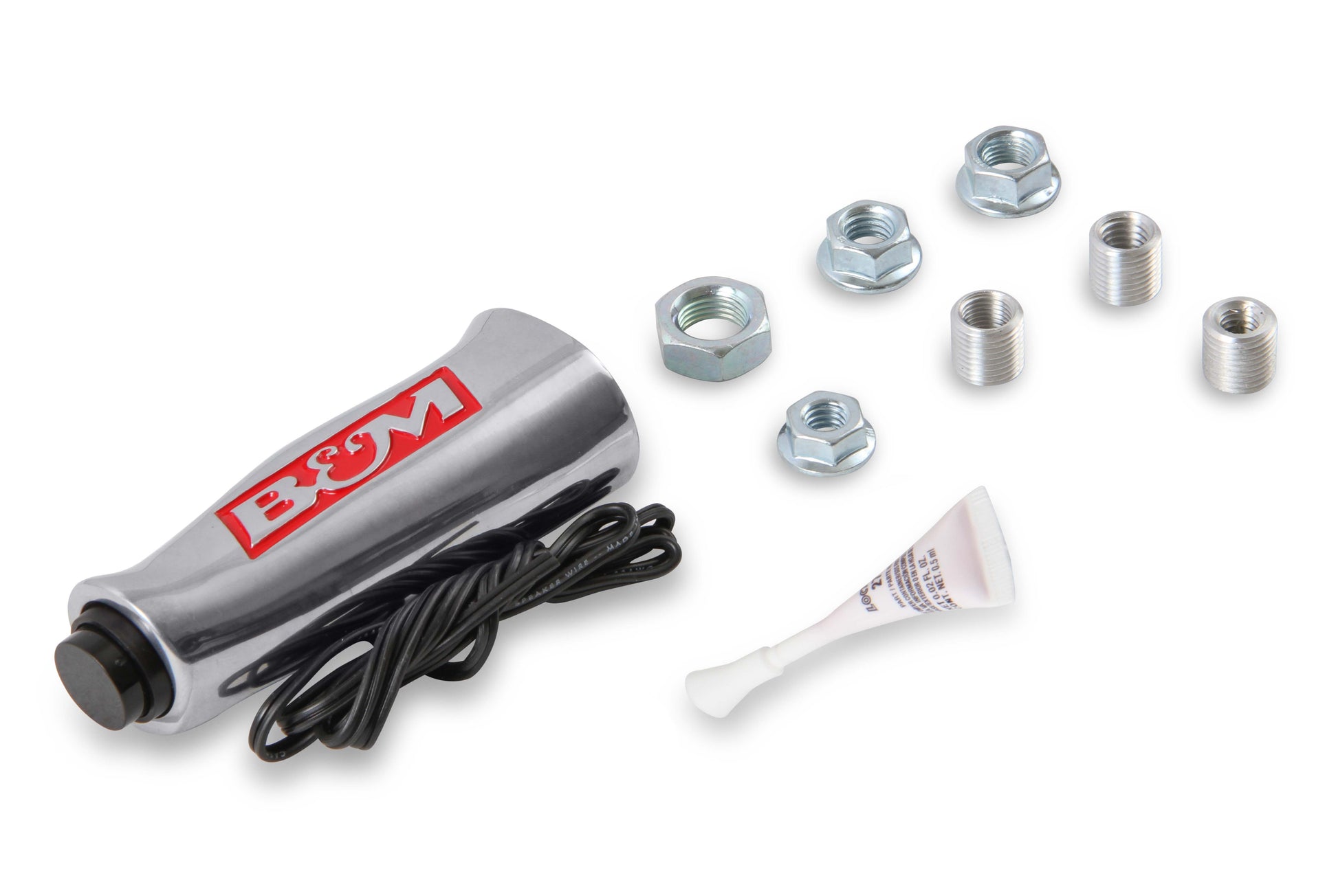 B&M Universal T-Handle - Brushed with 12V Switch by B&M