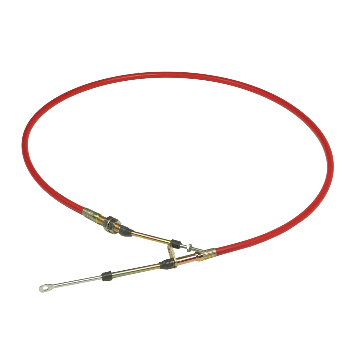 B&M Super Duty Race Shifter Cable - 5-Foot Length - Red by B&M