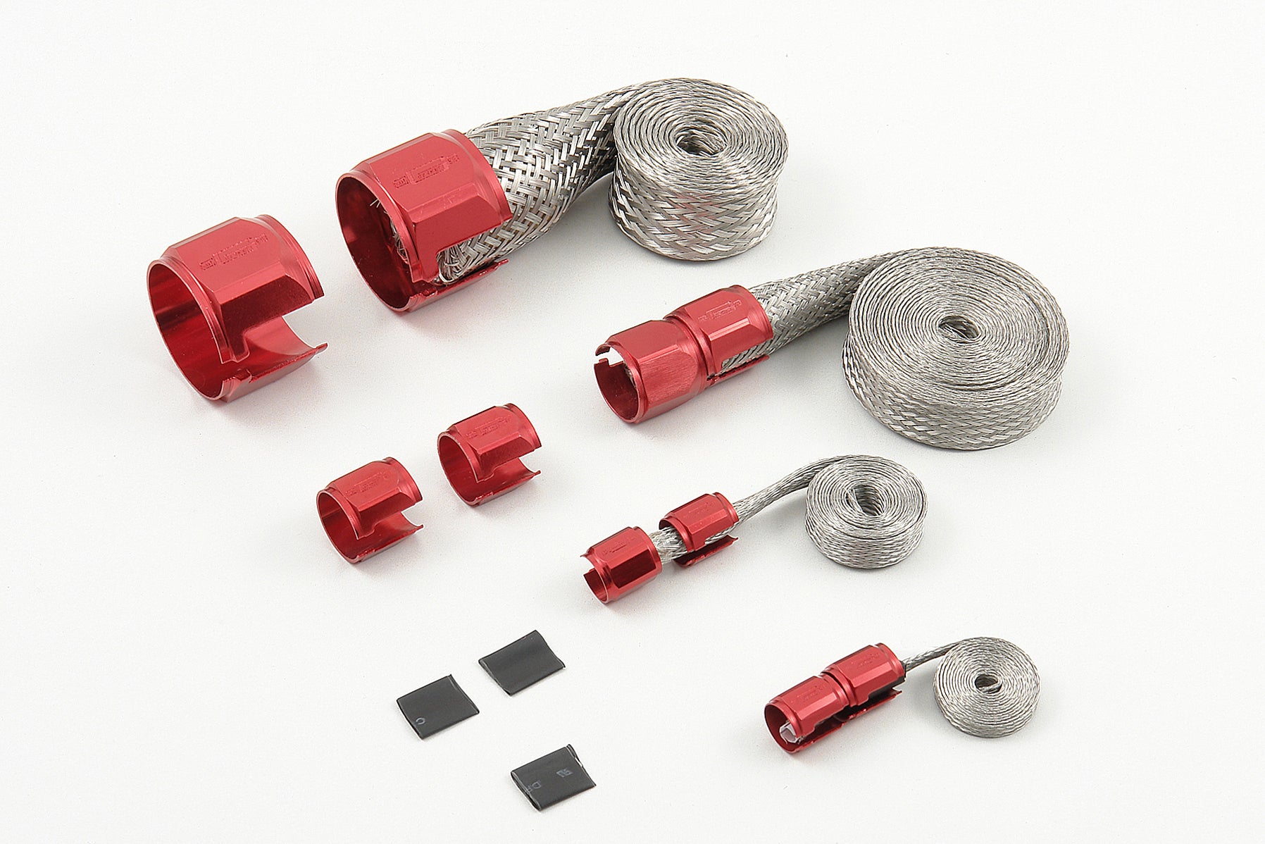 Mr. Gasket Flex-Braid Hose Sleeve Kit - Red by Mr Gasket