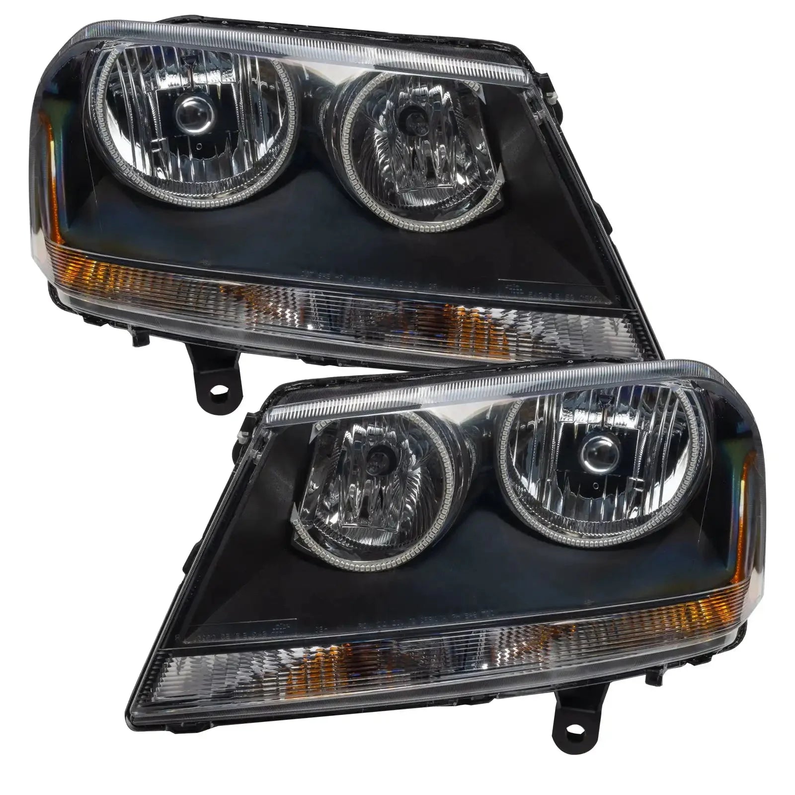 ORACLE Lighting 2008-2013 Dodge Avenger RT Pre-Assembled Halo Headlights - Black Housing by ORACLE Lighting