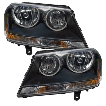 ORACLE Lighting 2008-2013 Dodge Avenger RT Pre-Assembled Halo Headlights - Black Housing by ORACLE Lighting