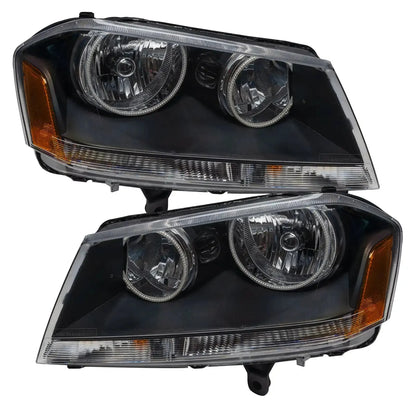 ORACLE Lighting 2008-2013 Dodge Avenger RT Pre-Assembled Halo Headlights - Black Housing by ORACLE Lighting