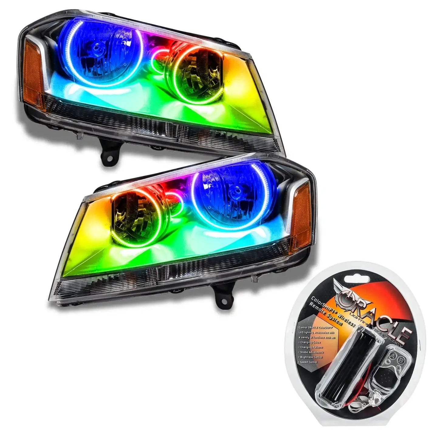 ORACLE Lighting 2008-2014 Dodge Avenger SE/SXT Pre-Assembled Halo Headlights by ORACLE Lighting