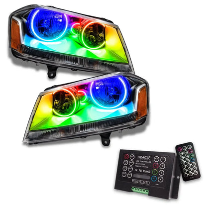 ORACLE Lighting 2008-2014 Dodge Avenger SE/SXT Pre-Assembled Halo Headlights by ORACLE Lighting