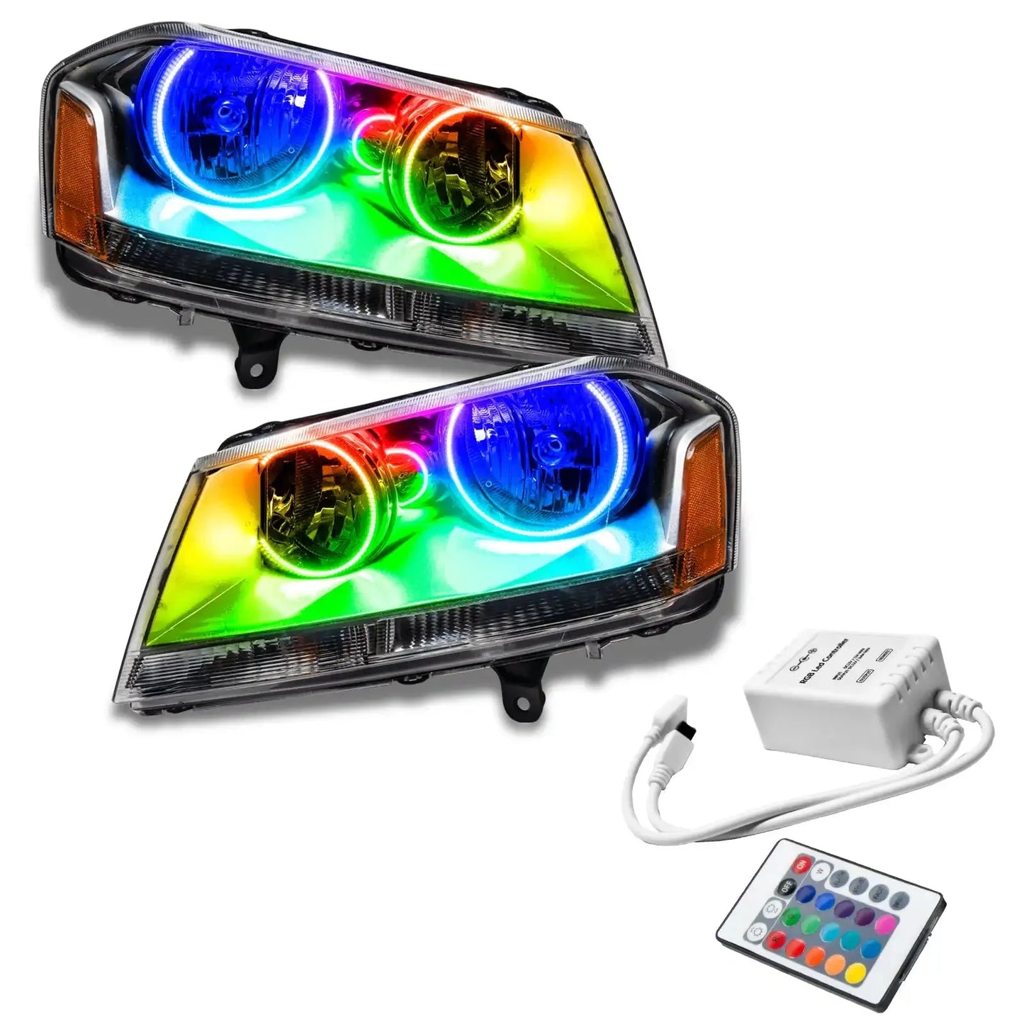 ORACLE Lighting 2008-2014 Dodge Avenger SE/SXT Pre-Assembled Halo Headlights by ORACLE Lighting