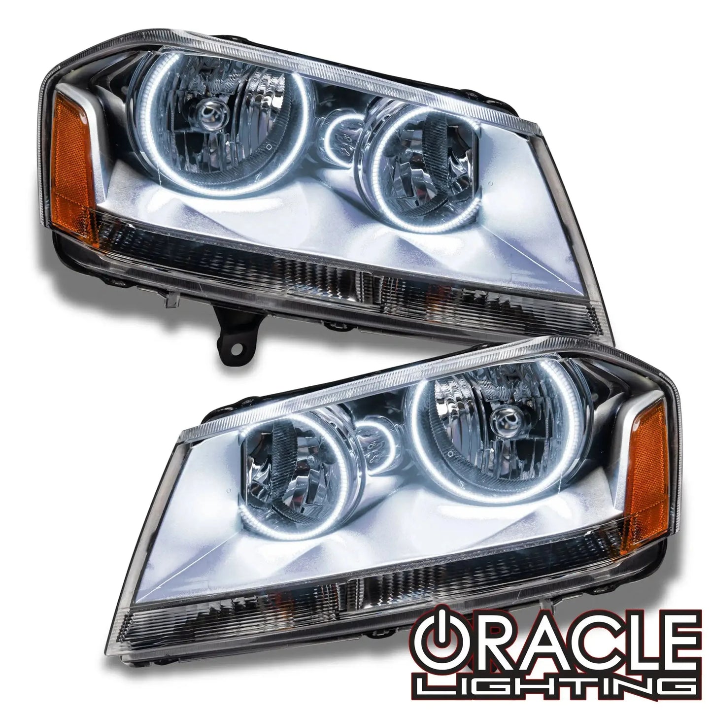 ORACLE Lighting 2008-2014 Dodge Avenger SE/SXT Pre-Assembled Halo Headlights by ORACLE Lighting