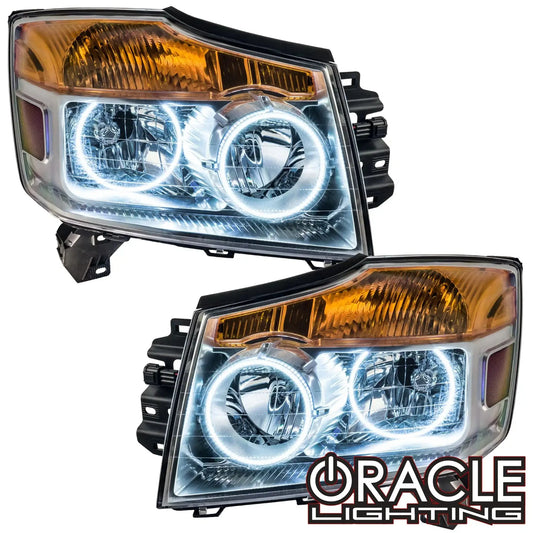 ORACLE Lighting 2008-2015 Nissan Armada Pre-Assembled Halo Headlights by ORACLE Lighting