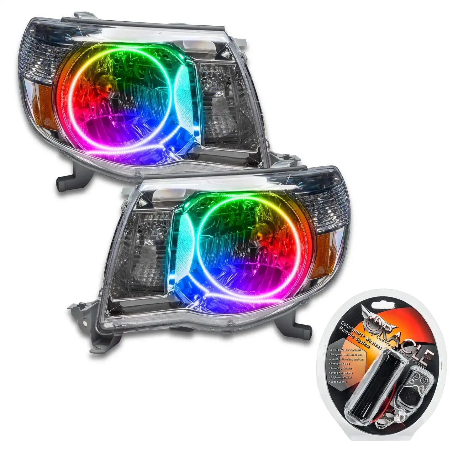 ORACLE Lighting 2005-2011 Toyota Tacoma Pre-Assembled Halo Headlights by ORACLE Lighting