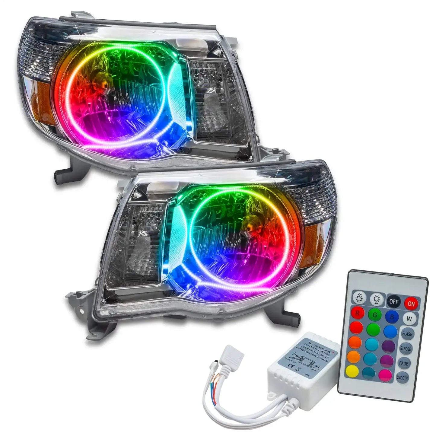 ORACLE Lighting 2005-2011 Toyota Tacoma Pre-Assembled Halo Headlights by ORACLE Lighting
