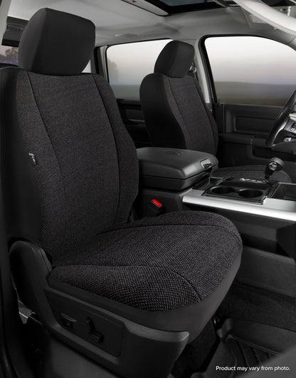 TR40 Series - Wrangler Saddleblanket Custom Fit Front Seat Cover - Solid Black by FIA