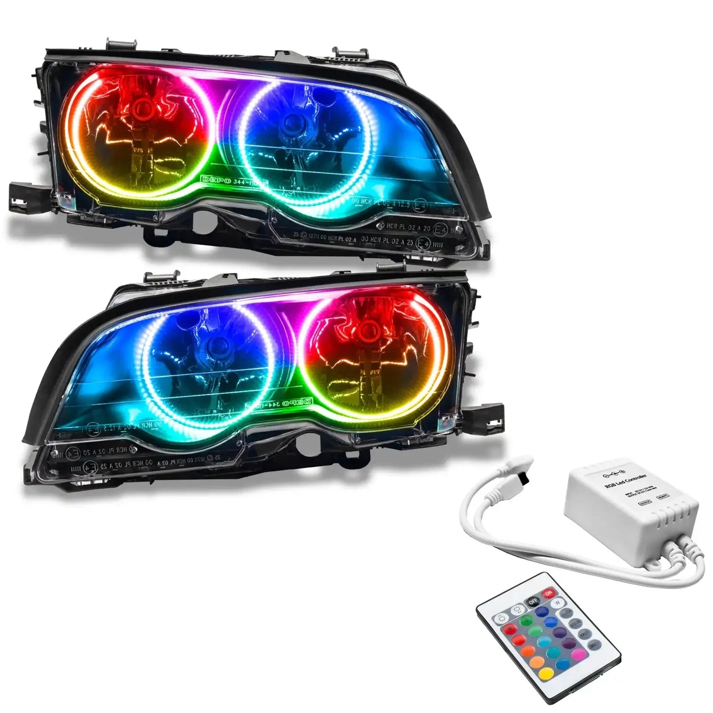1999-2001 BMW 3 Series Convertible/Coupe Pre-Assembled Headlights - Halogen by ORACLE Lighting