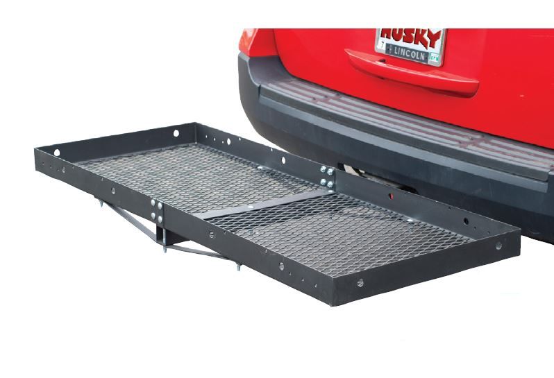Mounts In 2" Receiver 500 LB Cap 60" x 23-1/2" x 3" Mesh Non-Folding by Husky Towing