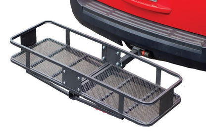 Mounts In 2" Receiver 500 LB Capacity 60" x 20" x 6" Mesh Folding by Husky Towing