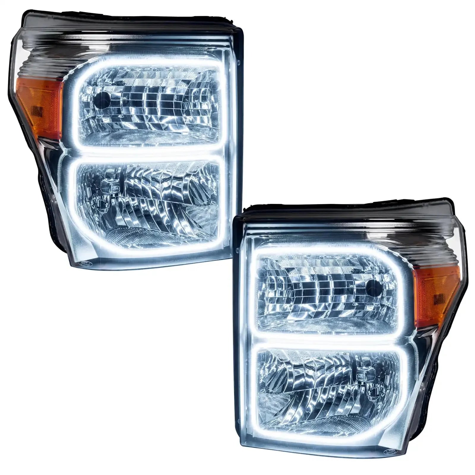 ORACLE Lighting 2011-2016 Ford F-250/F-350 LED Headlight Halo Kit (Square Ring Design) by ORACLE Lighting