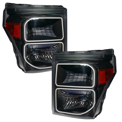 ORACLE Lighting 2011-2016 Ford F-250/F-350 Super Duty Pre-Assembled Headlights - Black by ORACLE Lighting