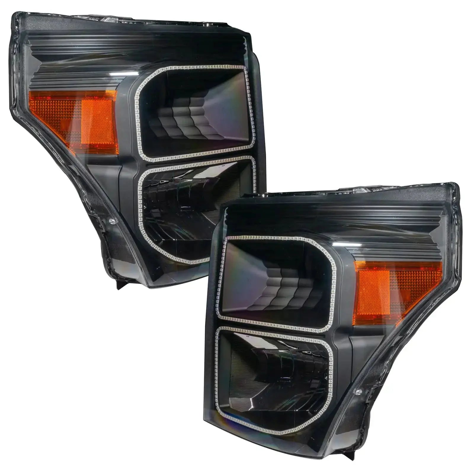 ORACLE Lighting 2011-2016 Ford F-250/F-350 Super Duty Pre-Assembled Headlights - Black by ORACLE Lighting