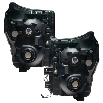 ORACLE Lighting 2011-2016 Ford F-250/F-350 Super Duty Pre-Assembled Headlights - Black by ORACLE Lighting