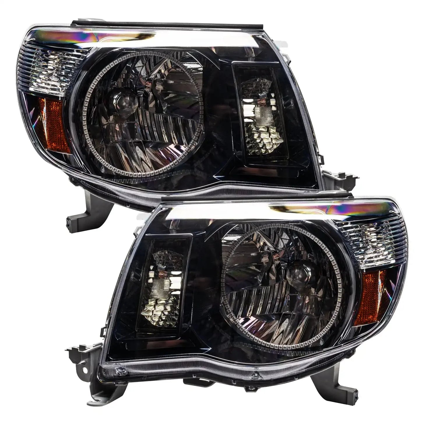 ORACLE Lighting 2005-2011 Toyota Tacoma Pre-Assembled Halo Headlights-Black by ORACLE Lighting