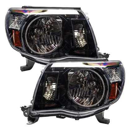 ORACLE Lighting 2005-2011 Toyota Tacoma Pre-Assembled Halo Headlights-Black by ORACLE Lighting