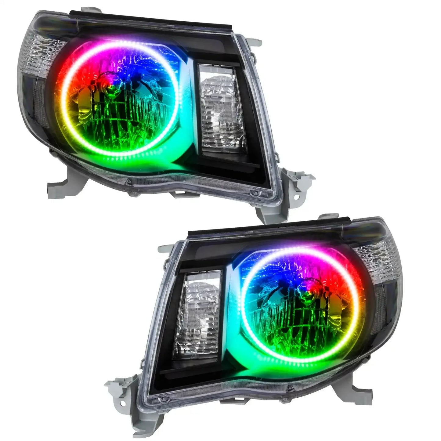 ORACLE Lighting 2005-2011 Toyota Tacoma Pre-Assembled Halo Headlights-Black by ORACLE Lighting