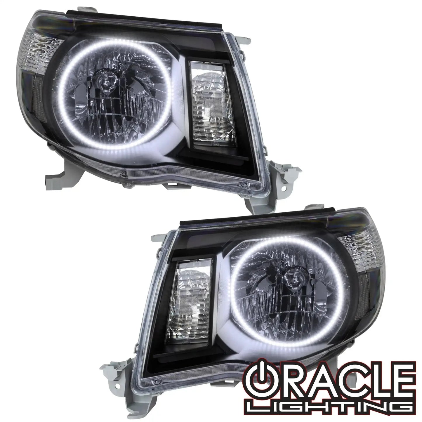 ORACLE Lighting 2005-2011 Toyota Tacoma Pre-Assembled Halo Headlights-Black by ORACLE Lighting