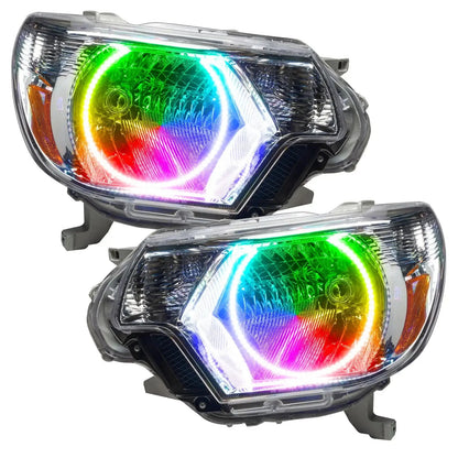 ORACLE Lighting 2012-2015 Toyota Tacoma Pre-Assembled Halo Headlights - Chrome by ORACLE Lighting