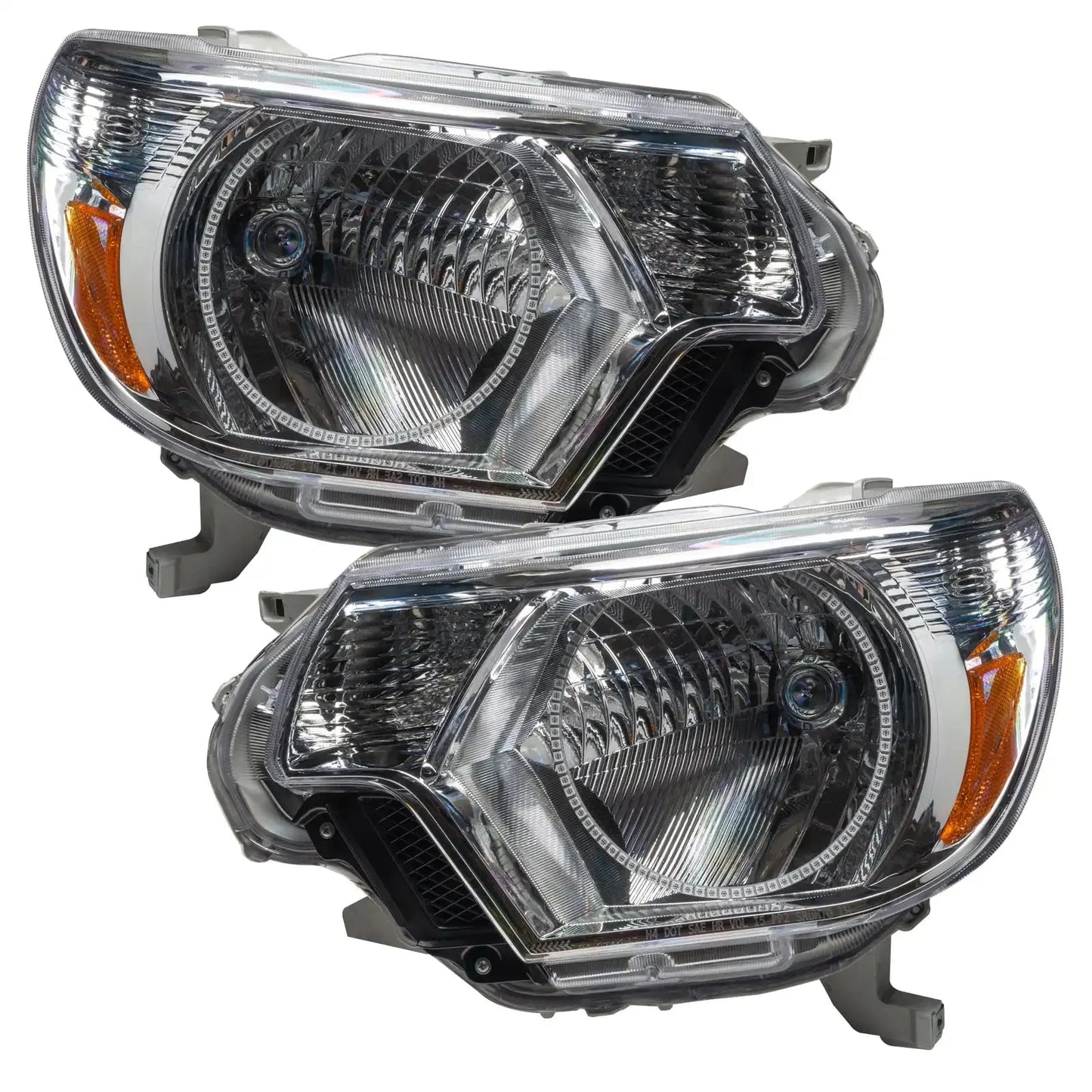 ORACLE Lighting 2012-2015 Toyota Tacoma Pre-Assembled Halo Headlights - Chrome by ORACLE Lighting