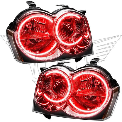 2005-2007 Jeep Grand Cherokee Pre-Assembled Headlights - Non HID - Chrome by ORACLE Lighting