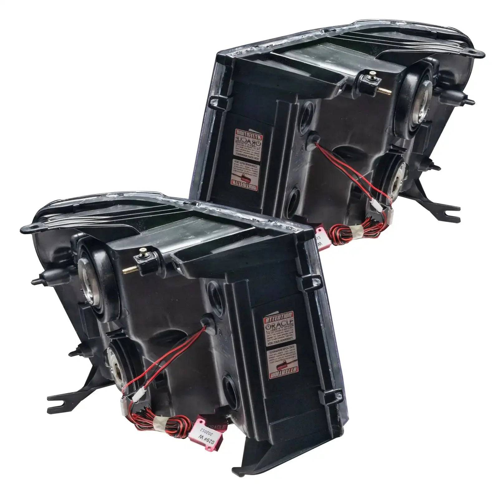 ORACLE Lighting 2007-2013 GMC Sierra Pre-Assembled Halo Headlights - Round Ring Design by ORACLE Lighting