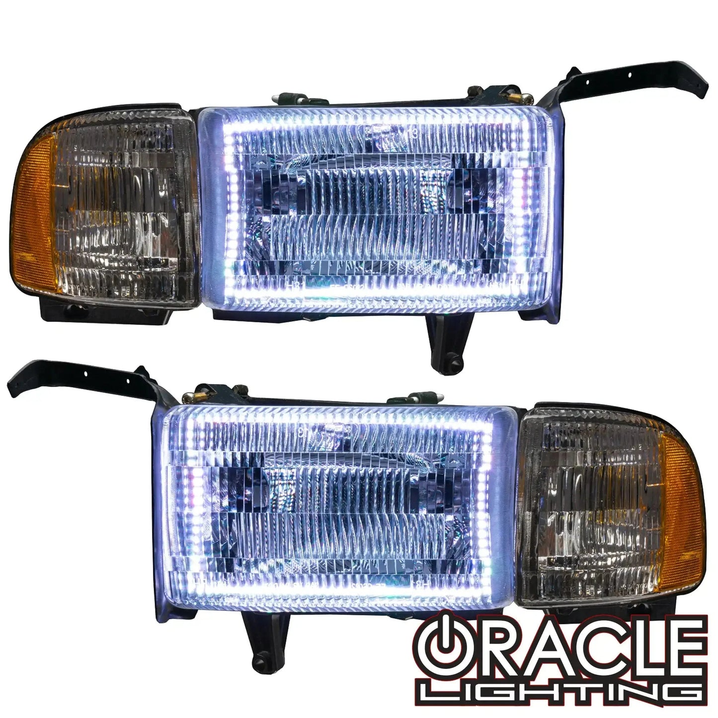 ORACLE Lighting 1994-2002 Dodge Ram 1500/2500/3500 Pre-Assembled Halo Headlights by ORACLE Lighting