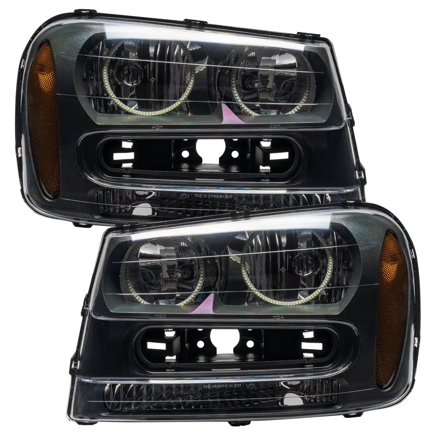ORACLE Lighting 2002-2009 Chevrolet TrailBlazer Pre-Assembled Halo Headlights by ORACLE Lighting